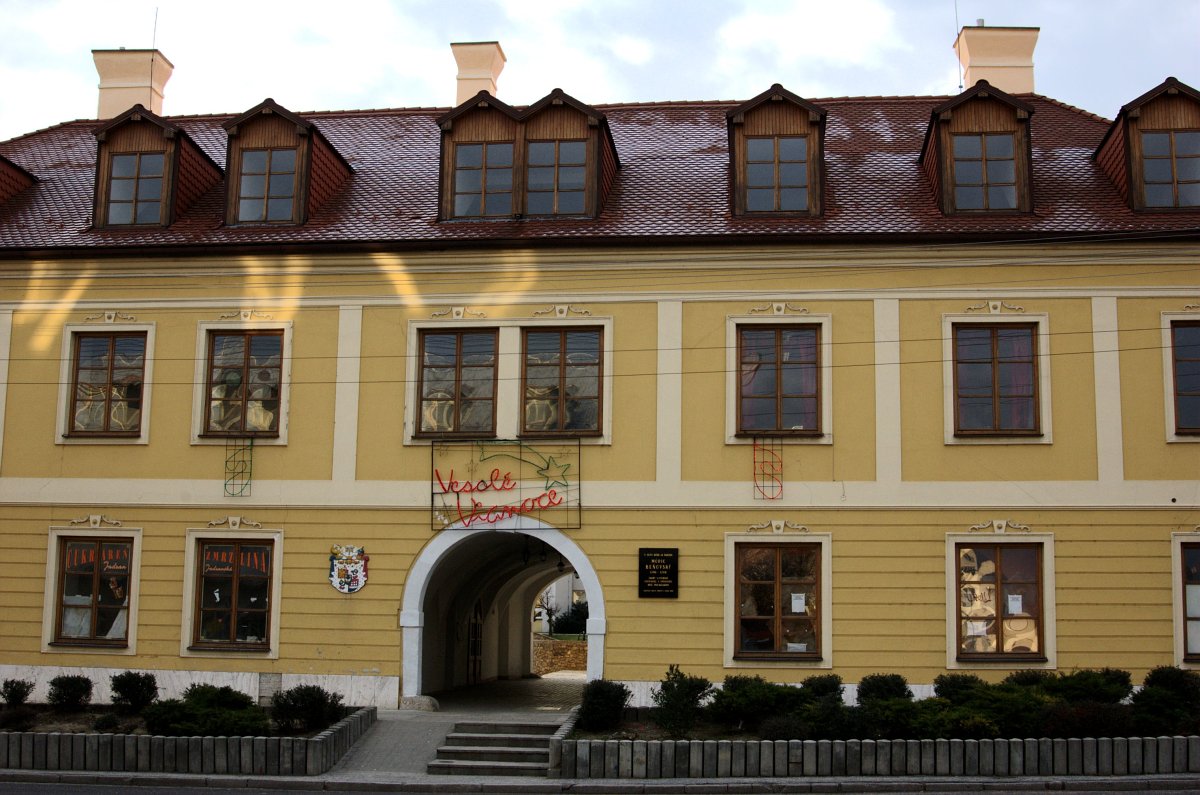 The Benyovszky family home in Vrbov&eacute;, (front)